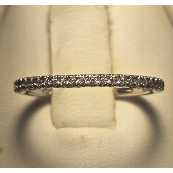 Romance Stacker Sterling Silver Ring Sz 6 - Picture 1 of 7